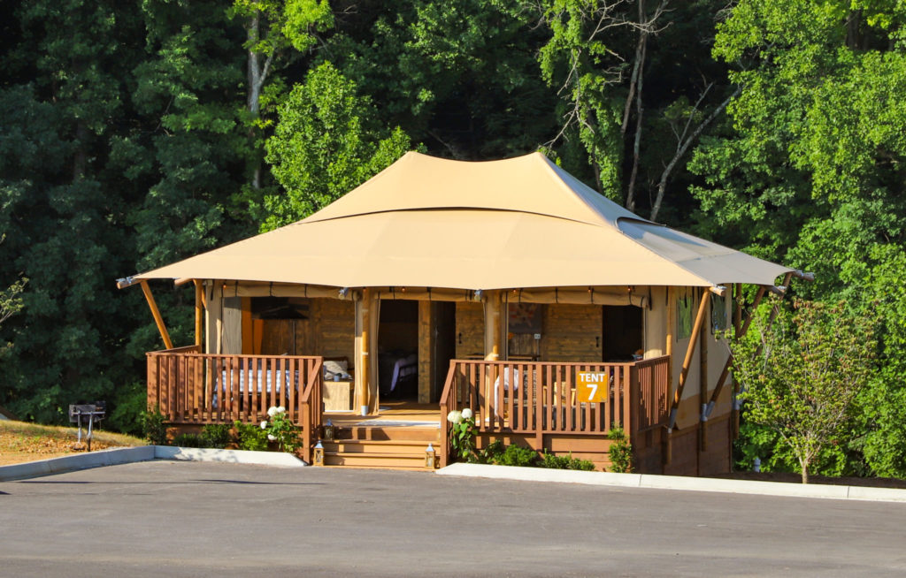 YALA luxury canvas lodges' Stardust at The Ridge Outdoor Resort