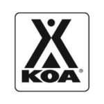 Logo KOA Kampgrounds Of America - partner of YALA luxury canvas lodges