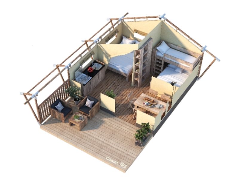 YALA_Comet_Classic_segment_3D_floorplan_with_two_bedrooms